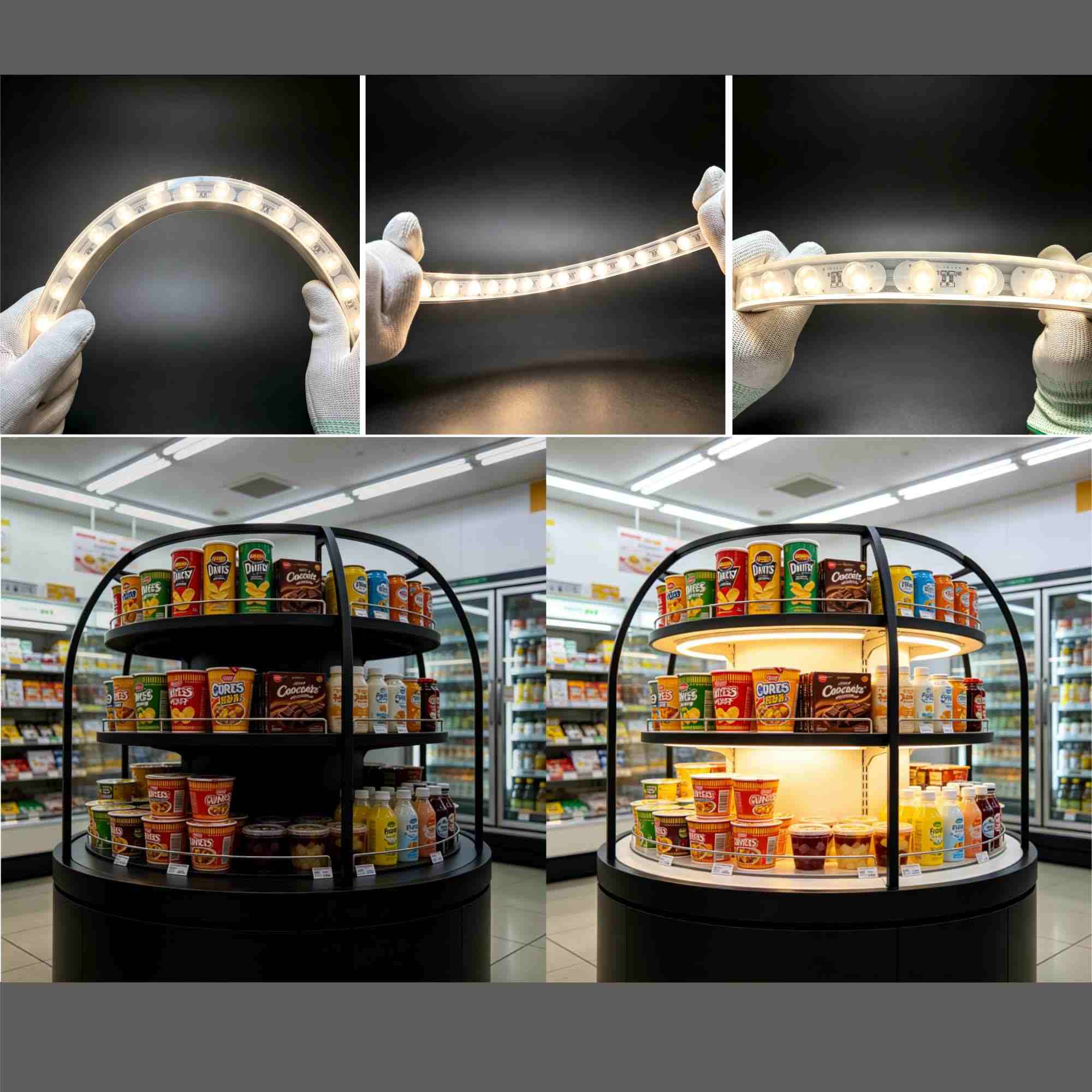 TITATEC under-shelf LED kit with light bars, driver and accessories